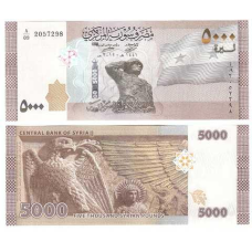 Syria Сирія - 5000 Pounds 2019 ( 2021 ) UNC