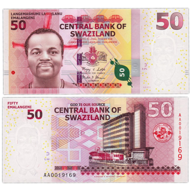 Swaziland / Eswatini Свазіленд / Эсватини - 50 Emalangeni 2018 ( 2021 ) UNC Swaziland / Eswatini Свазіленд / Эсватини - 50 Emalangeni 2018 ( 2021 ) UNC