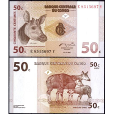 Конго 50 сантимів 1997 UNC