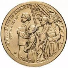 Септіма Пуансетт Кларк. Серія “Американські інновації“. Монета 1 долар. 2020 рік (Р), США.