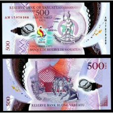 Вануату / Vanuatu 500 vatu (2017) Pick NEW UNC Polymer