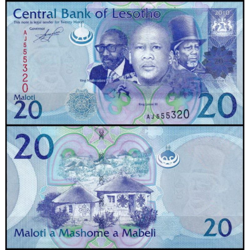 Лесото/Lesotho 20 Maloti 2010(2011) Pick 22 UNC
