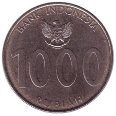 Анклунг. Монета 1000 рупій, 2010 рік, Індонезія.(БП)