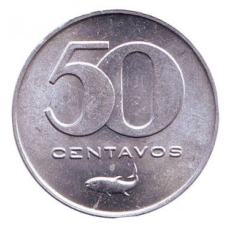 Риба. Монета 50 сентаво. 1977 рік, Кабо-Верде. (БС)