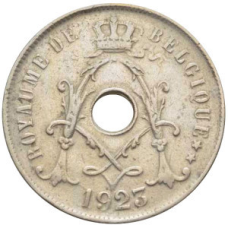 25 сантимів. 1923 рік, Бельгія. (Belgique)