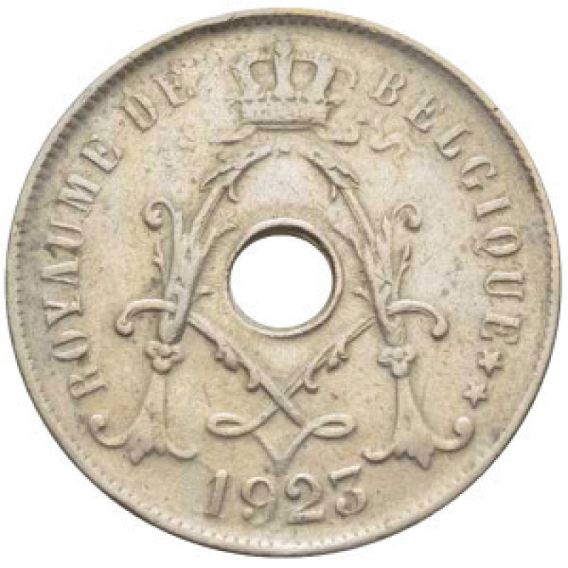 25 сантимів. 1923 рік, Бельгія. (Belgique) 25 сантимів. 1923 рік, Бельгія. (Belgique)