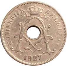 10 сантимів. 1927 рік, Бельгія. (Belgie)