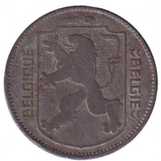 1 франк. 1943 рік, Бельгія. (Belgie-Belgique)