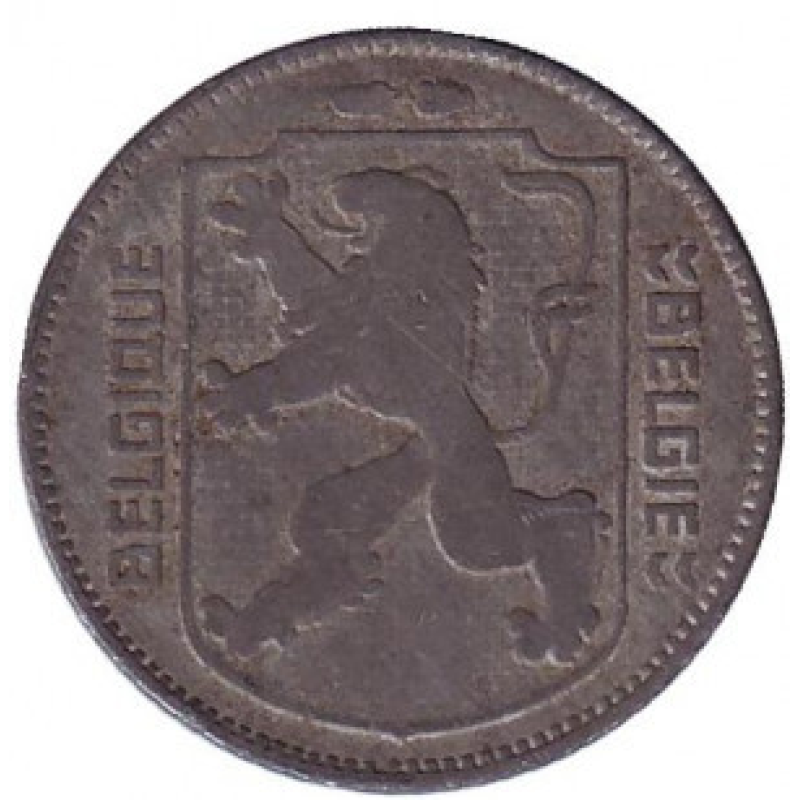 1 франк. 1943 рік, Бельгія. (Belgie-Belgique)
