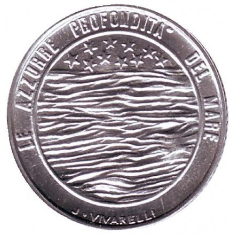 Монета 2 ліри. 1977 рік, Сан-Марино. UNC Монета 2 ліри. 1977 рік, Сан-Марино. UNC